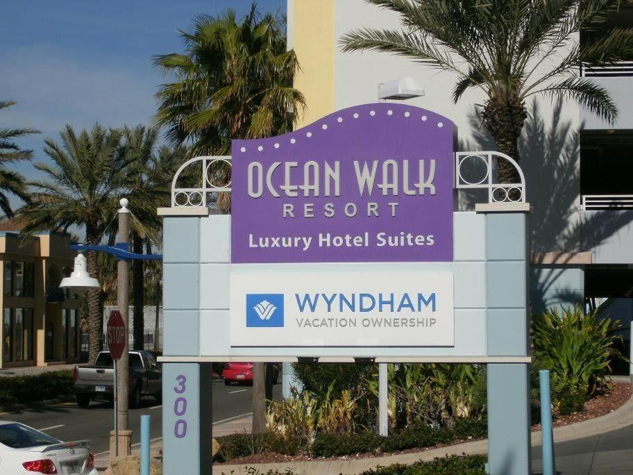 16Th Floor 1 Bedroom Resort Condo Direct Oceanfront Wyndham Ocean Walk Resort Daytona Beach 1607 Exterior photo